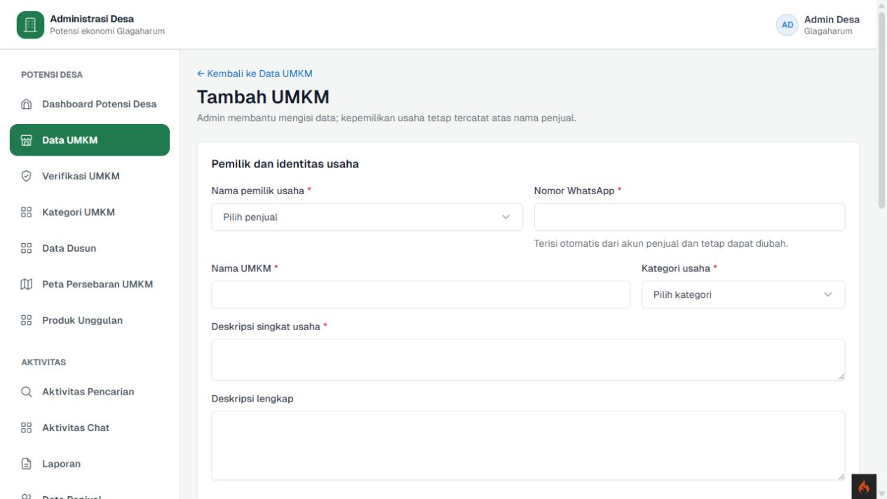 Tambah UMKM
