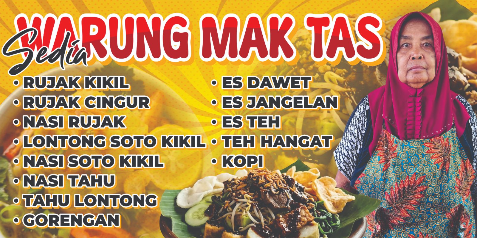 Logo Rujak & soto kikil (mak tas)